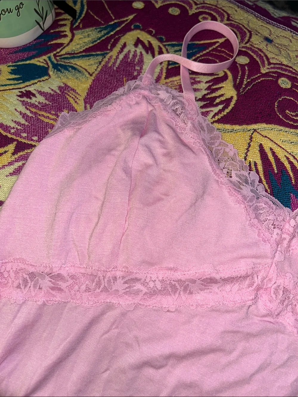NWT pink sleep camisole by INC in sz XXL